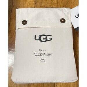 Brand New UGG Haven Cooling Sheet Set – King – Shell Color – New with Tags